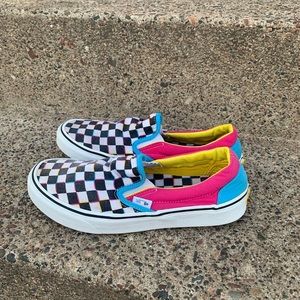 Multicolor Vans SZ 9